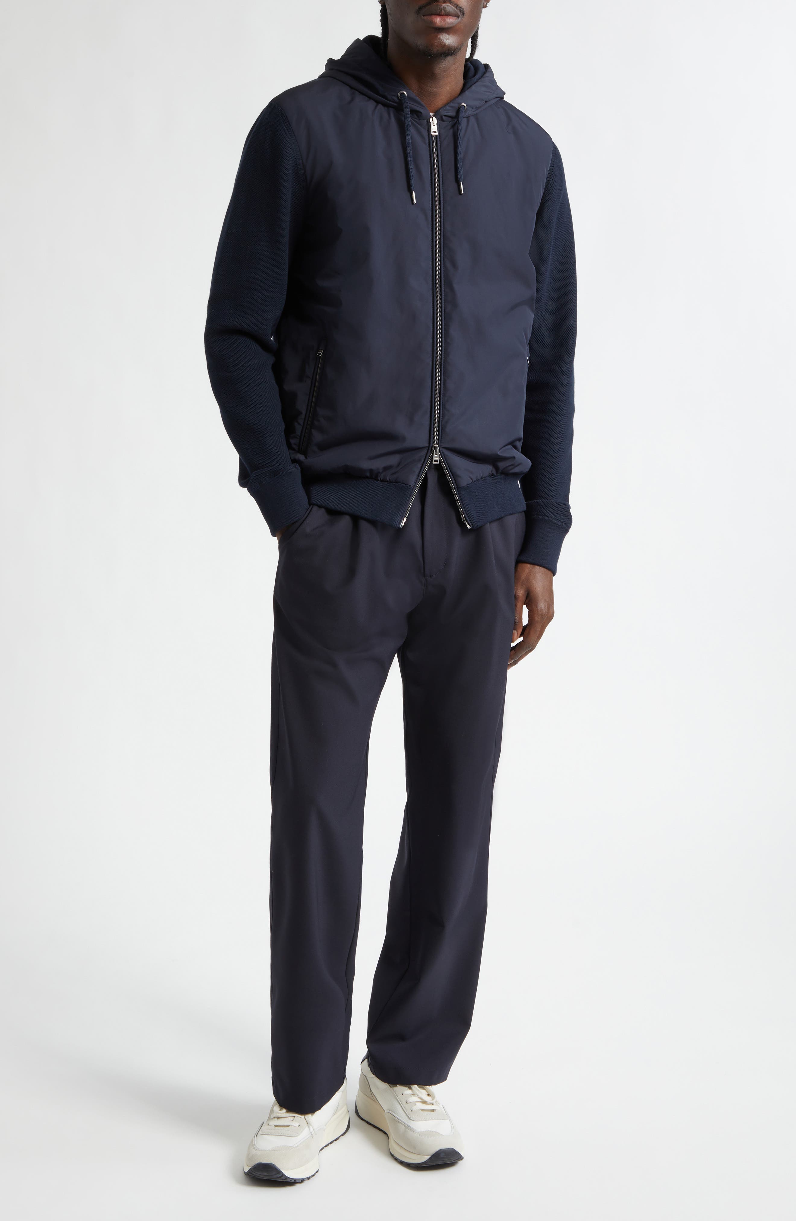 Мужские Herno Regular Fit Light Stretch Woolly Pants — фото 2