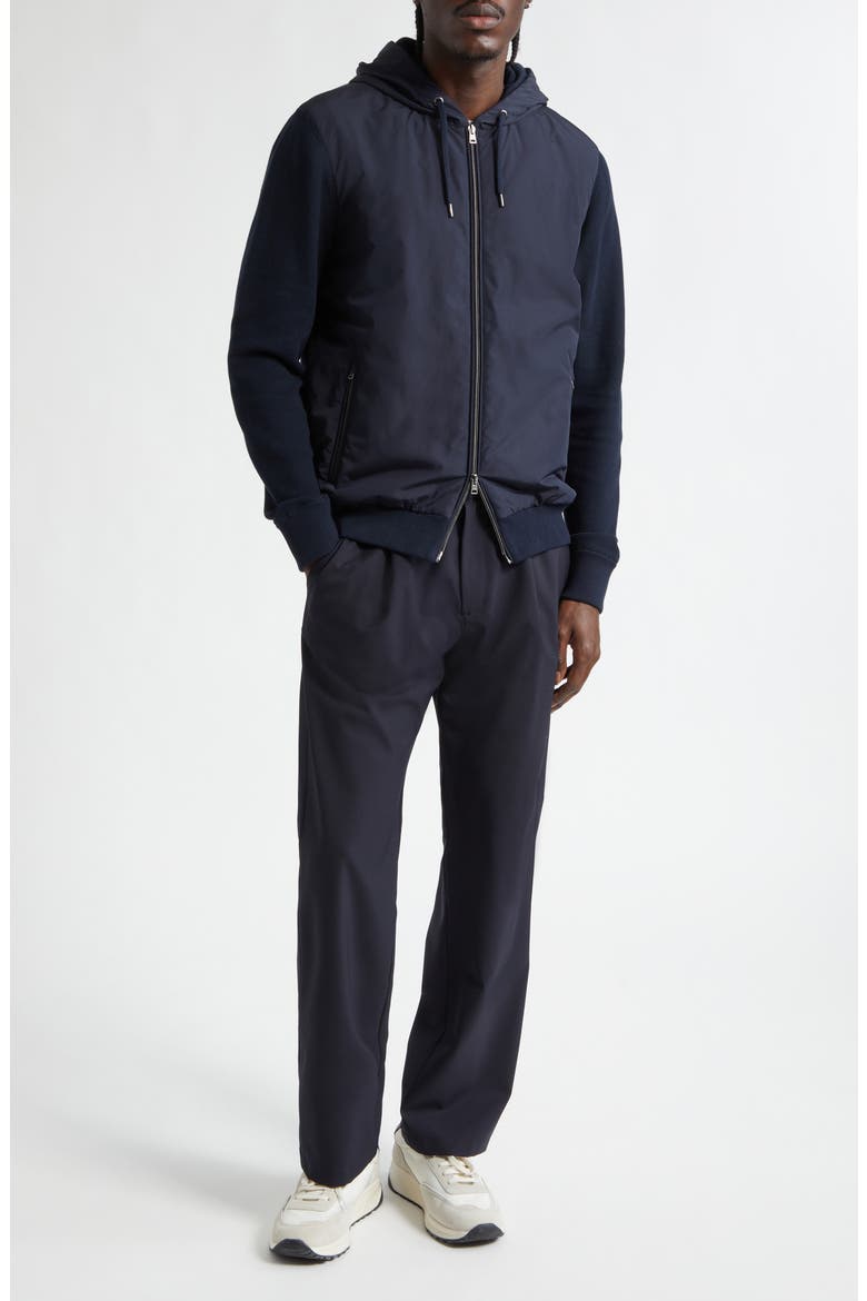 Hybrid Hooded Jacket, Alternate, color, 9201 NAVY