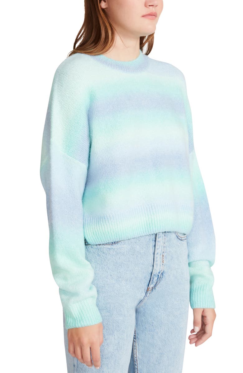 BB Dakota by Steve Madden Pastel It Over Ombré Sweater, Alternate, color,