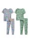 Assorted 2-Pack Print Fitted Two-Piece Pajamas