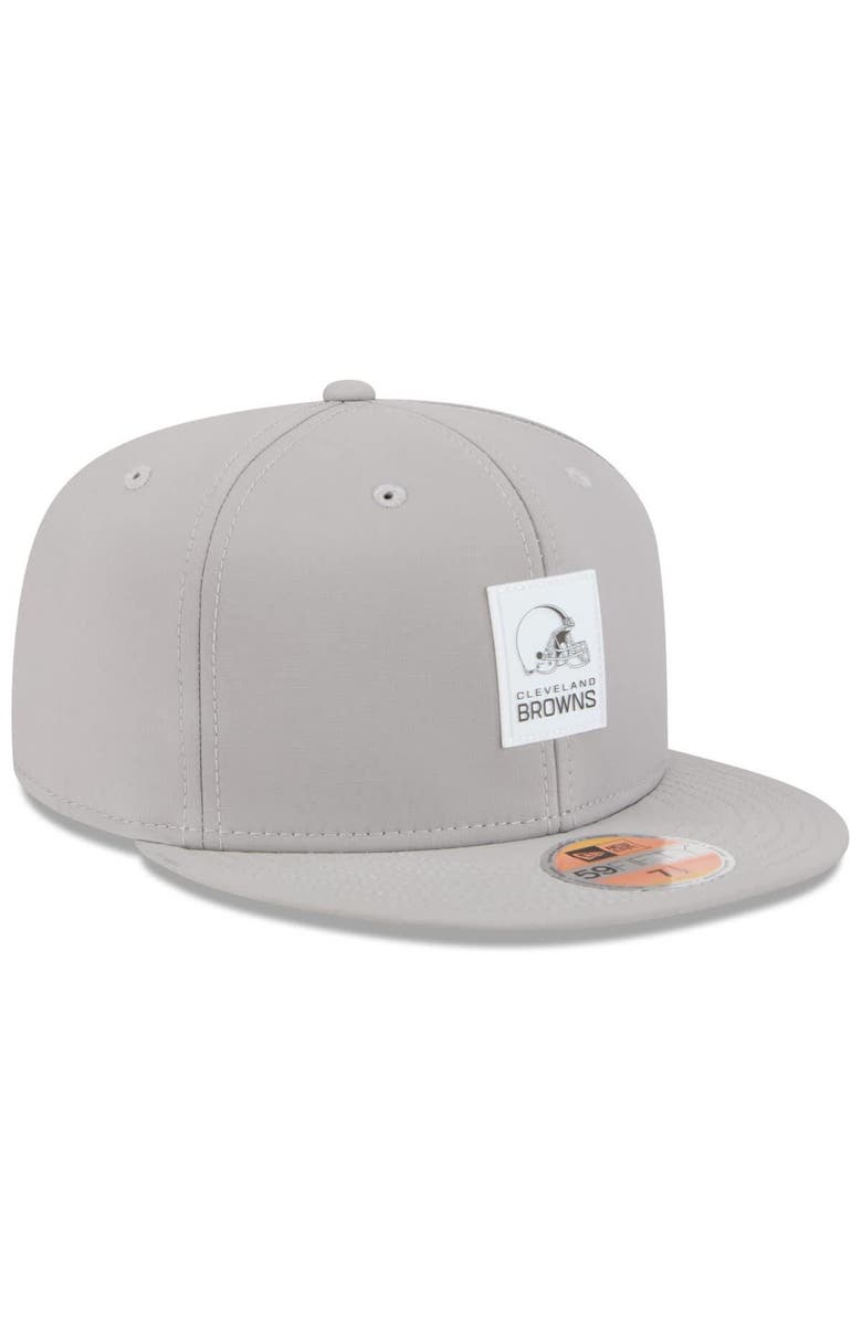 New Era Men's New Era Gray Cleveland Browns 2025 Sideline 59FIFTY Fitted Hat, Alternate, color, Gray