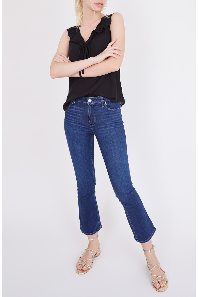 Colette Crop Flare Jeans, Alternate, color, MAI TAI