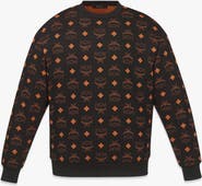 MCM Maxi Monogram Print Sweatshirt in Organic Cotton
