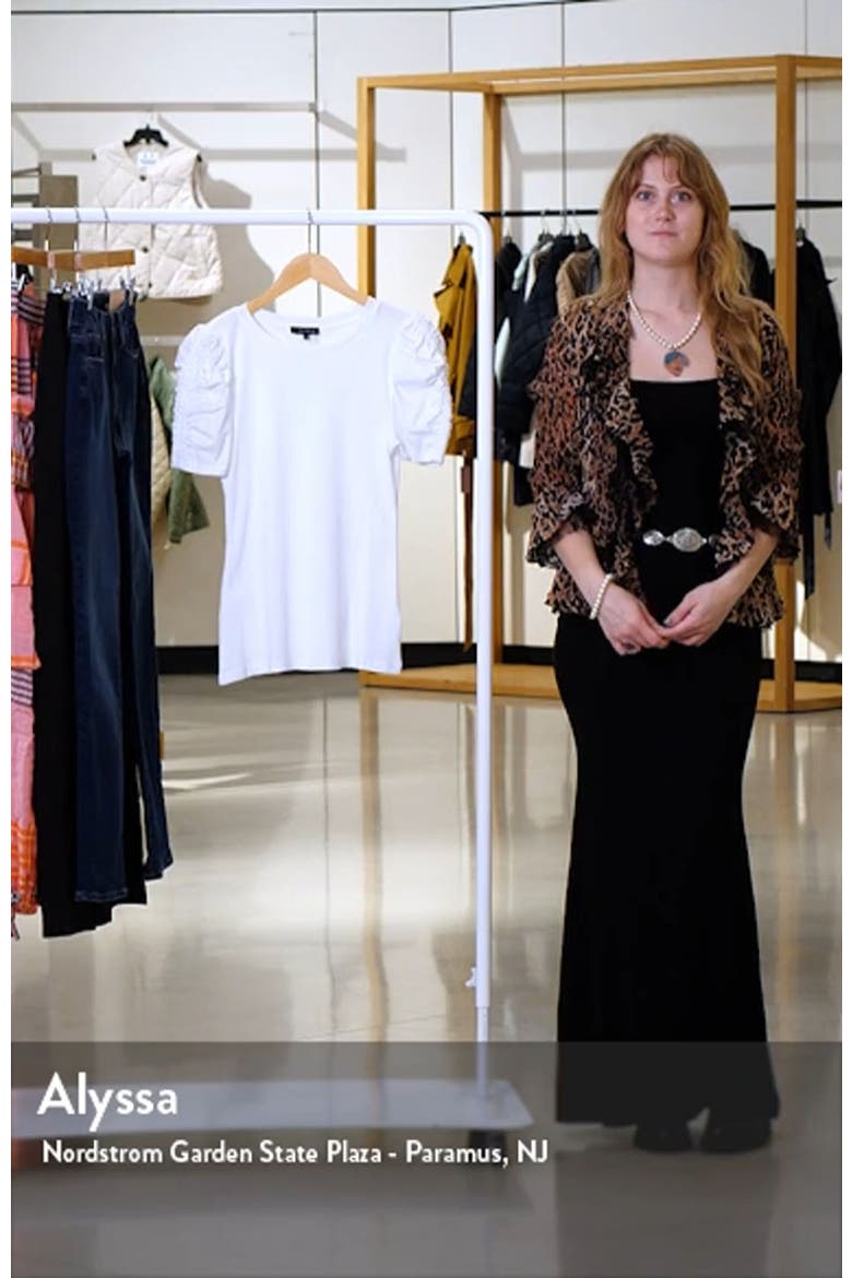 Puff Sleeve Rib T-Shirt video