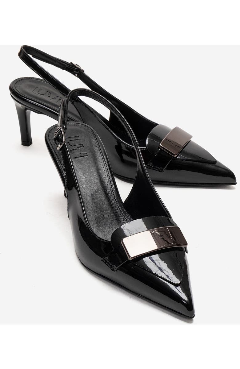 Prologue Shoes Sollenne Stiletto Pump, Main, color, Black