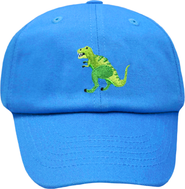 Bits & Bows T-Rex Dinosaur Twill Baseball Hat