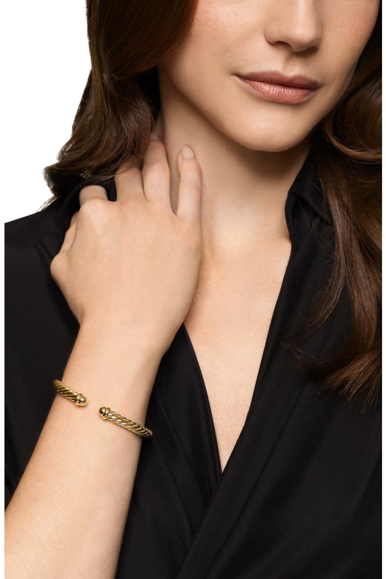 Cablespira® Flex Bracelet, 6mm, Alternate, color, GOLD