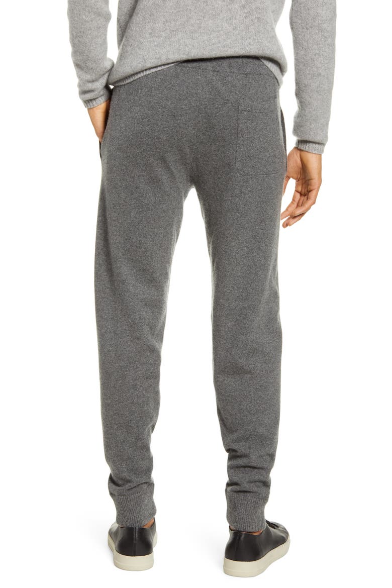 Cashmere & Wool Sweatpants, Alternate, color, HEATHER MEDIUM GREY