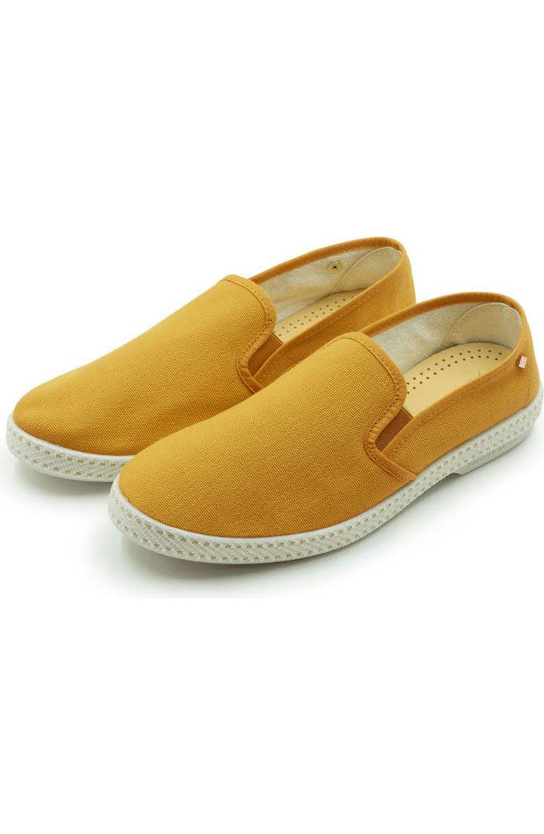 Rivieras Canvas Slip-On Sneaker, Main, color, Curry