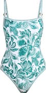 La Blanca Botanical Brocade One-Piece Swimsuit