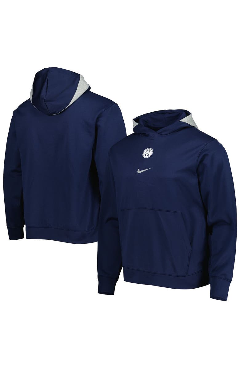 Nike Men's Nike Navy BYU Cougars Spotlight Performance Pullover Hoodie, Main, color,