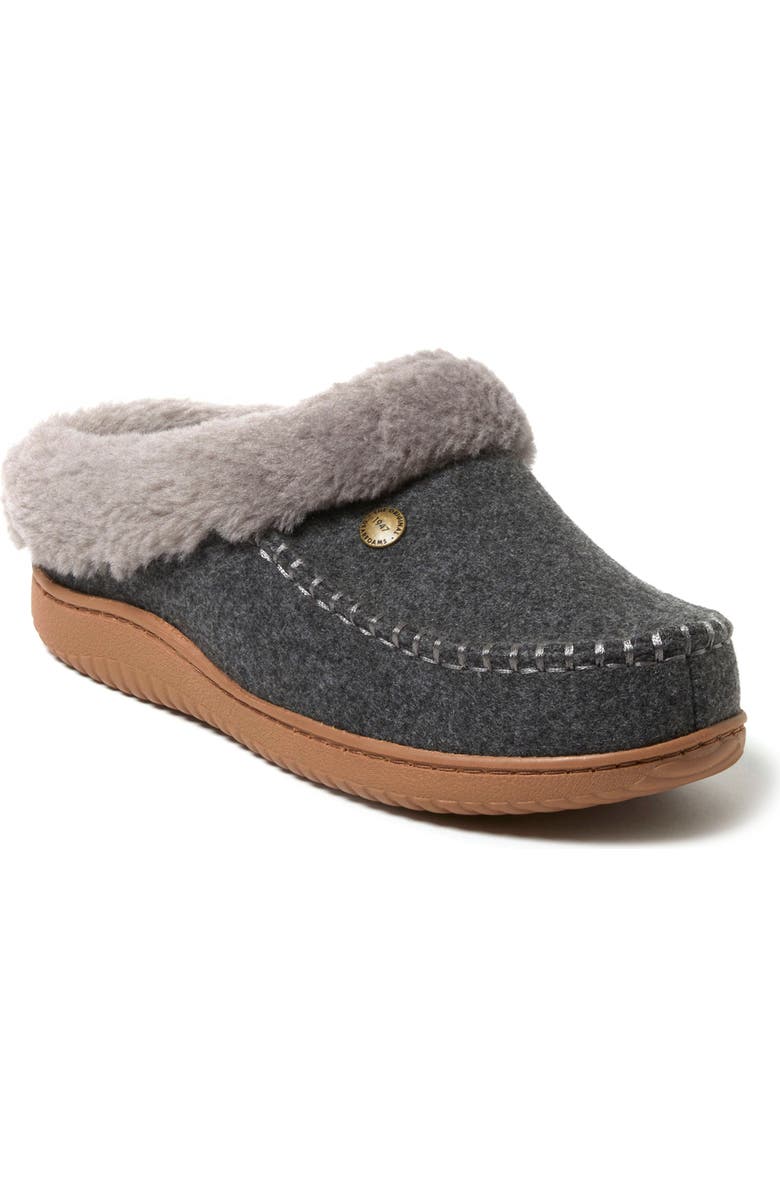 DEARFOAMS Atley Energy Return Clog Slipper, Main, color, Dark Heather Grey