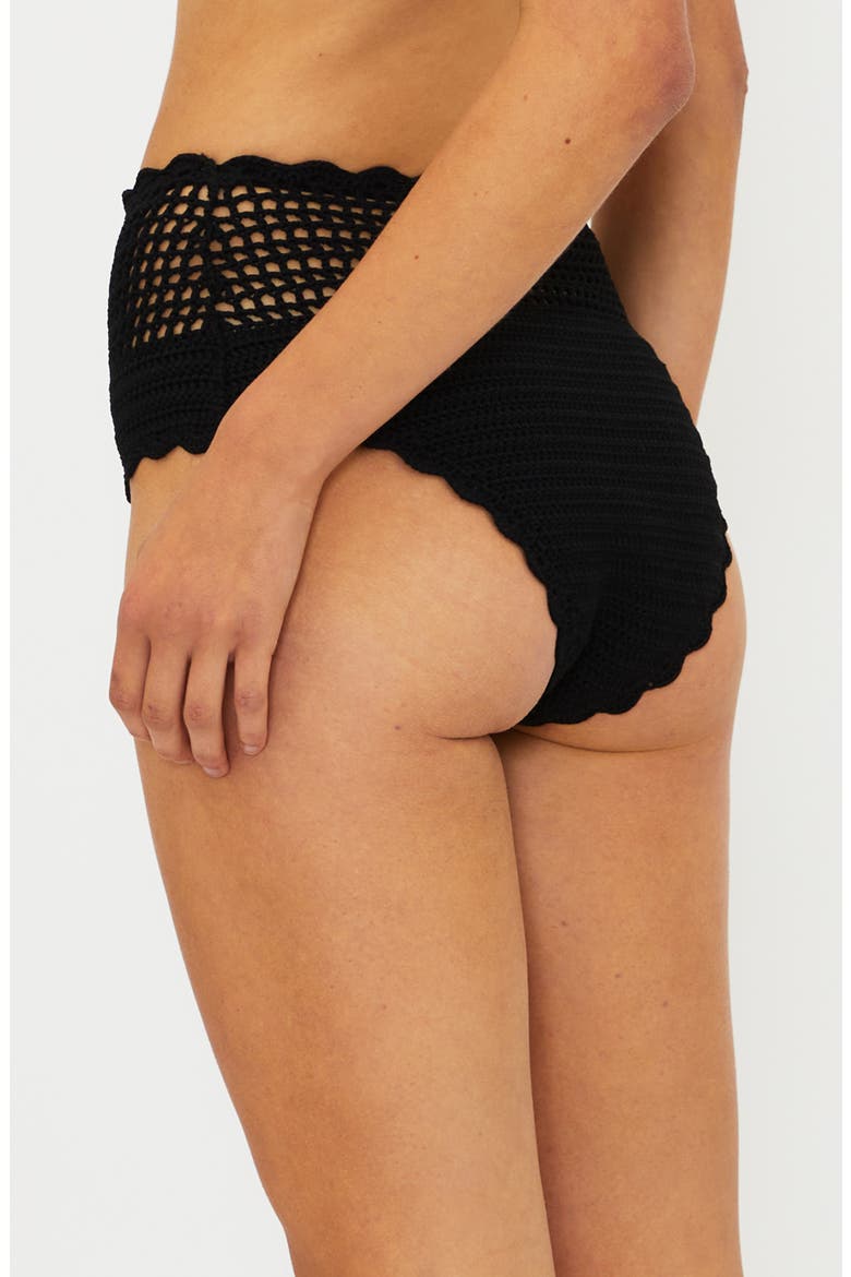 Wyatt Bikini Bottoms, Alternate, color, BLACK