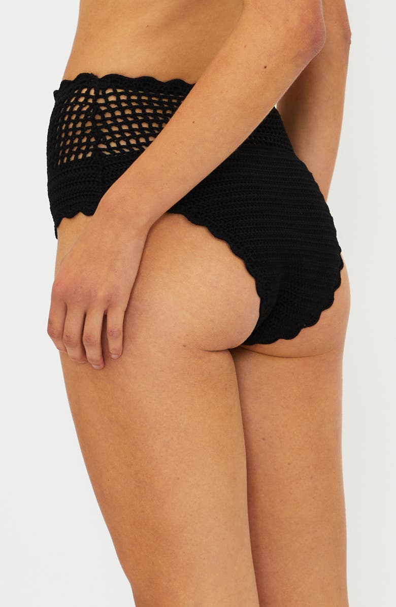 Beach Riot Wyatt Bikini Bottoms, Alternate, color, Black