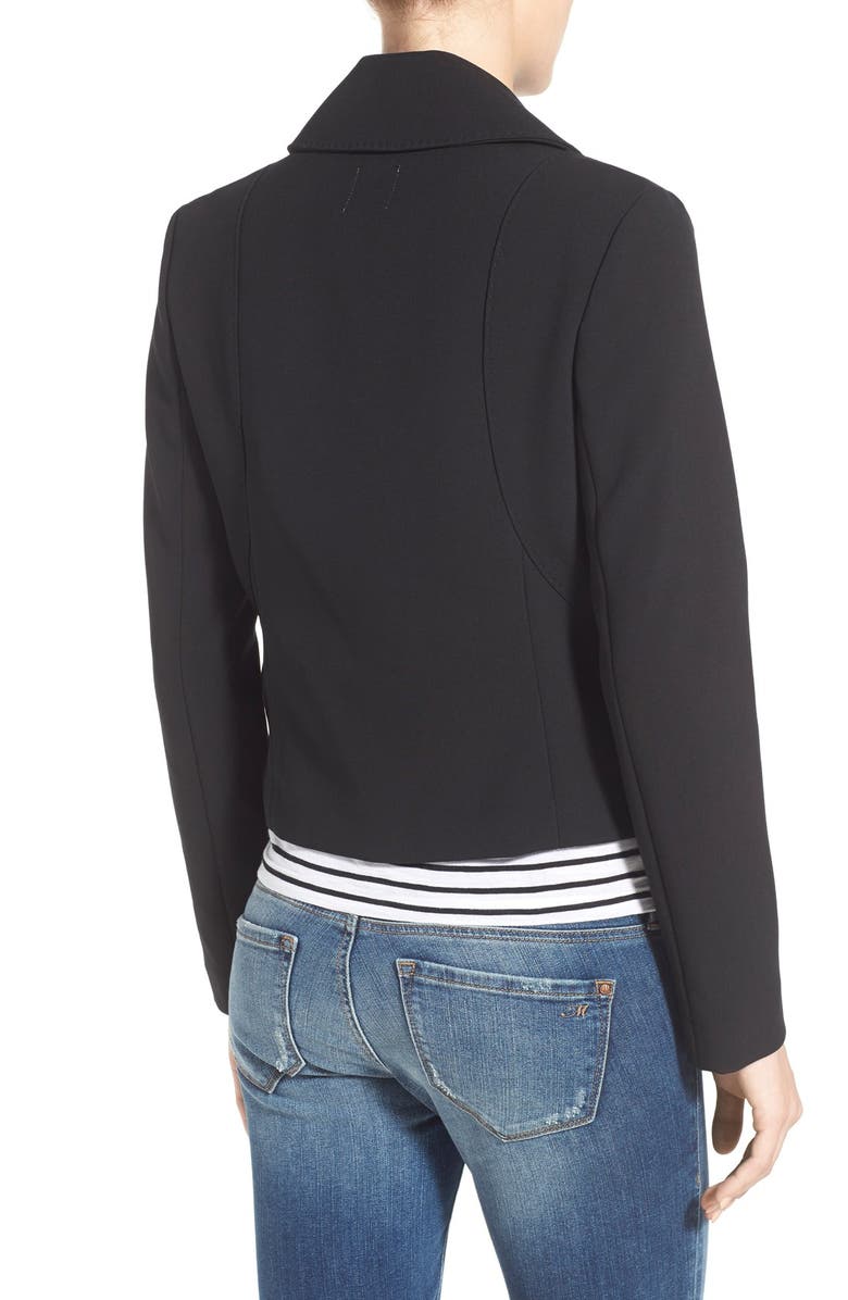 Halogen<sup>®</sup> Pickstitch Detail Snap Front Jacket, Alternate, color, 