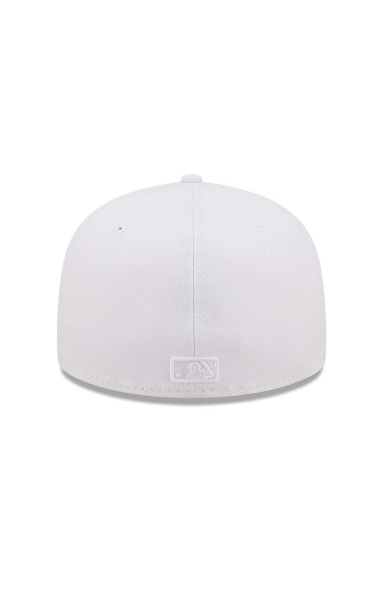 New Era Men's New Era San Diego Padres White on White 59FIFTY Fitted Hat, Alternate, color,