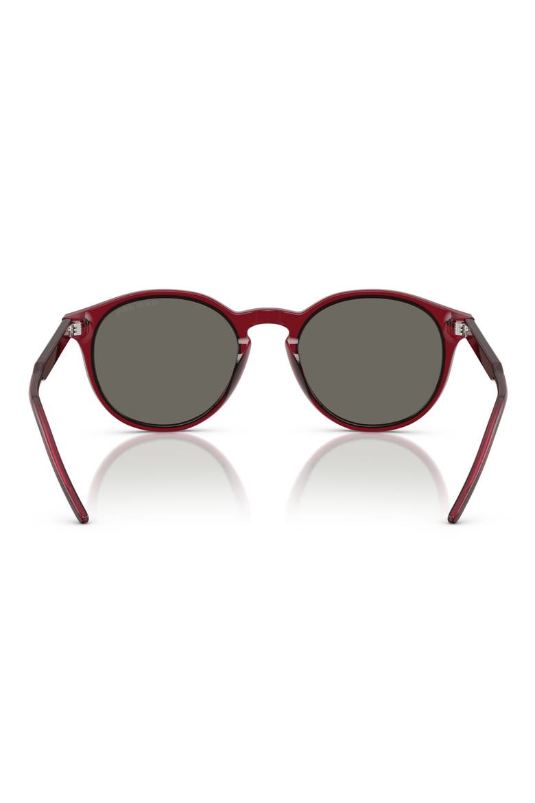 52mm Phantos Sunglasses, Alternate, color, TRANSPARENT BORDEAUX / GREY
