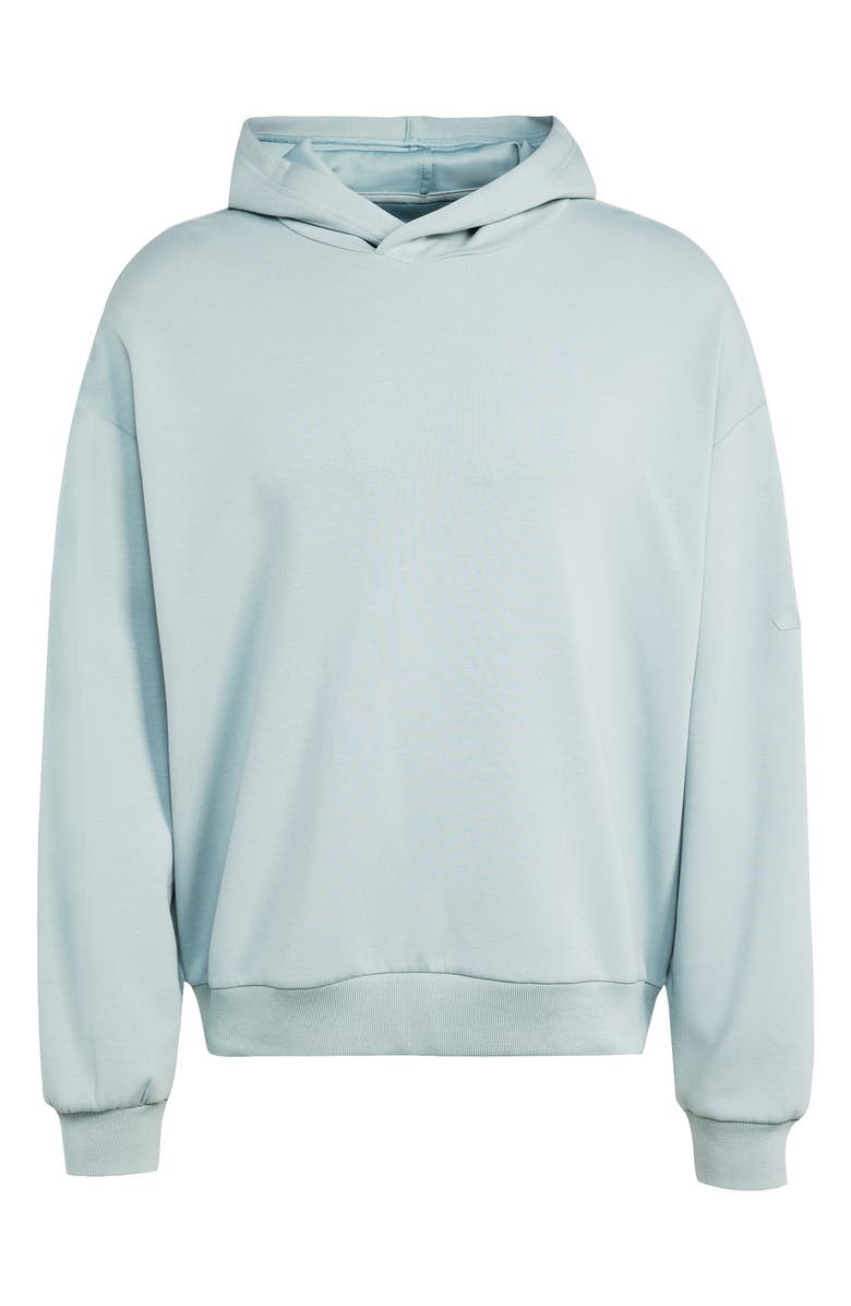 adidas Soft Luxe Hoodie, Alternate, color, Wonder Sage