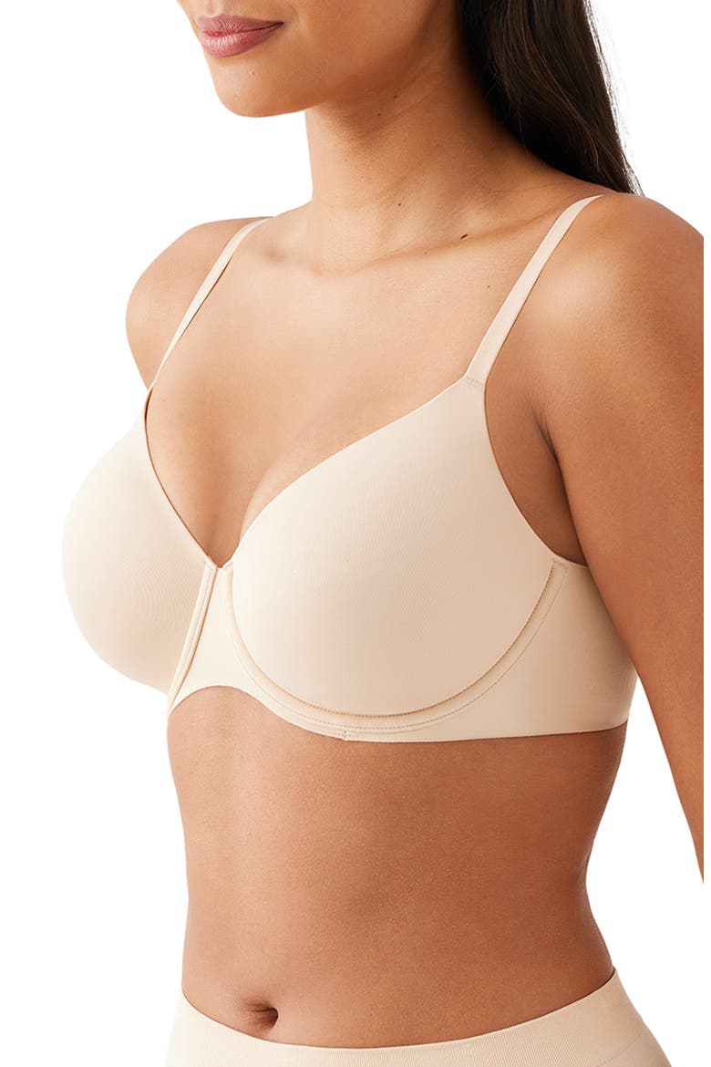Sleek Standard Underwire Bra, Alternate, color, SAND