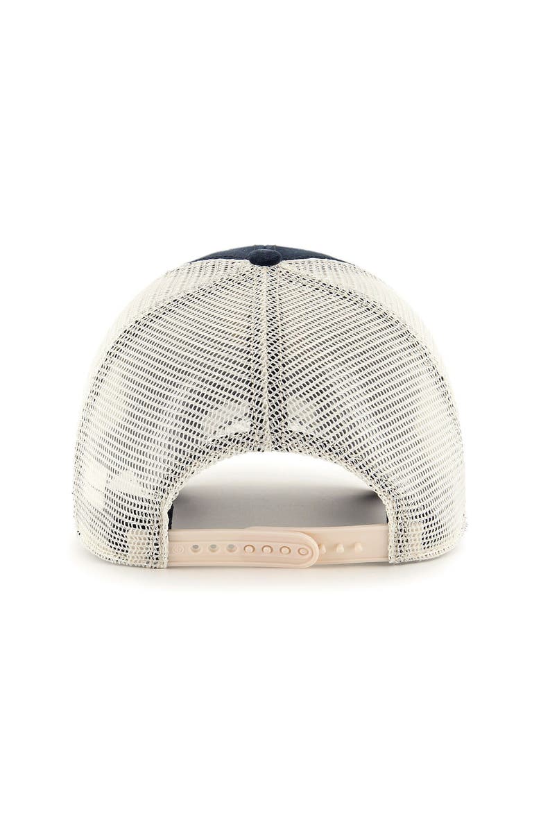 '47 Men's '47 Black/Natural Washington Commanders Interlude MVP Trucker Snapback Hat, Alternate, color, 