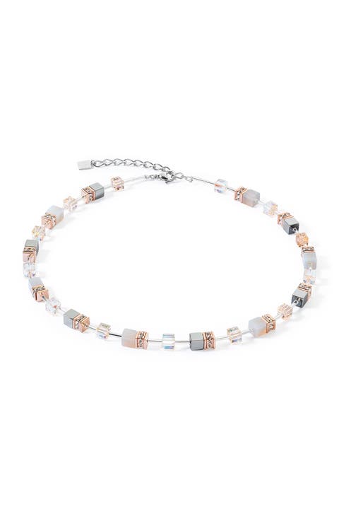 Geocube Iconic Precious Rose Gold Necklace