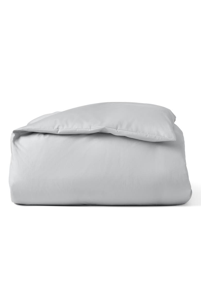 Coyuchi Cloud Soft Organic Cotton Duvet Cover, Main, color, Seal