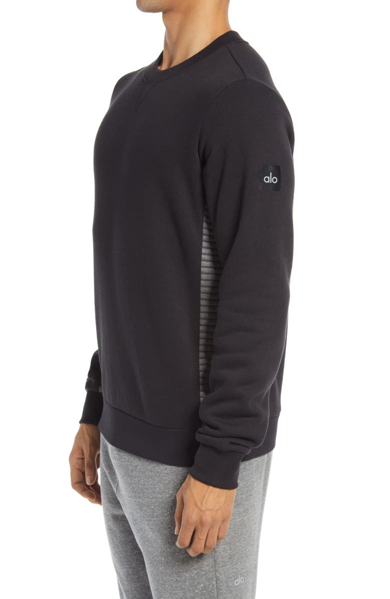Alo Men's Ridge Crewneck Sweatshirt, Alternate, color, 