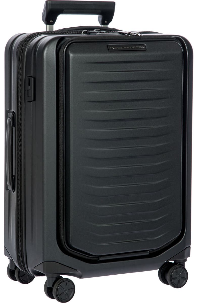 Porsche Design Roadster 21" Carry-on Expandable Spinner, Alternate, color, Black Matte