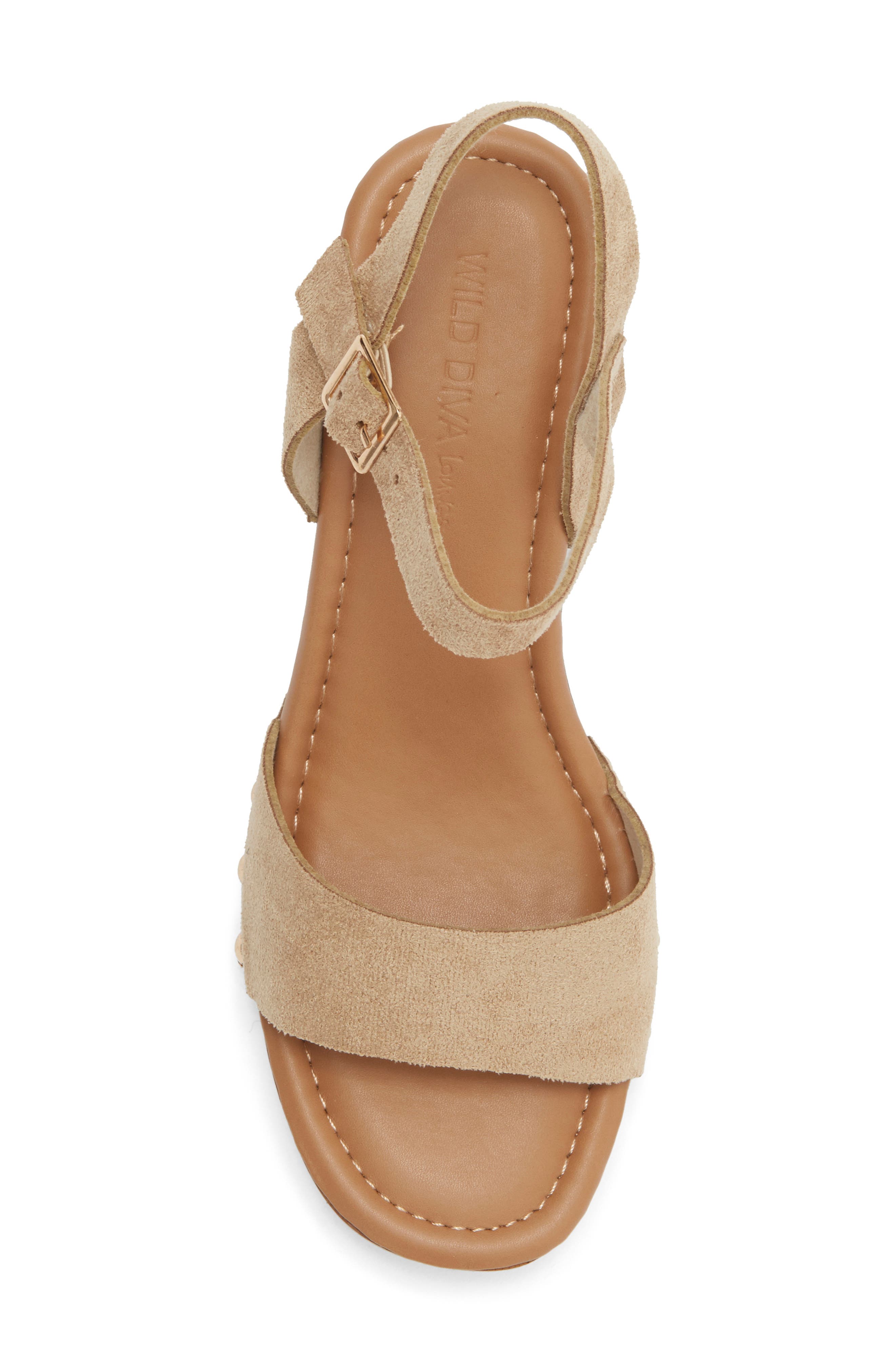 Kyna Platform Sandal, Alternate, color, TAUPE