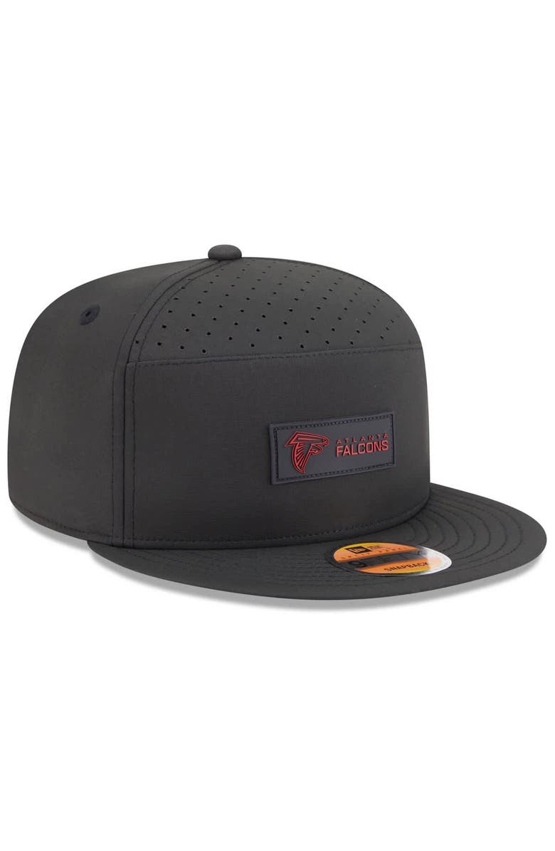New Era Men's New Era Black Atlanta Falcons 2025 Sideline  Split Panel 9FIFTY Snapback Hat, Alternate, color, Black