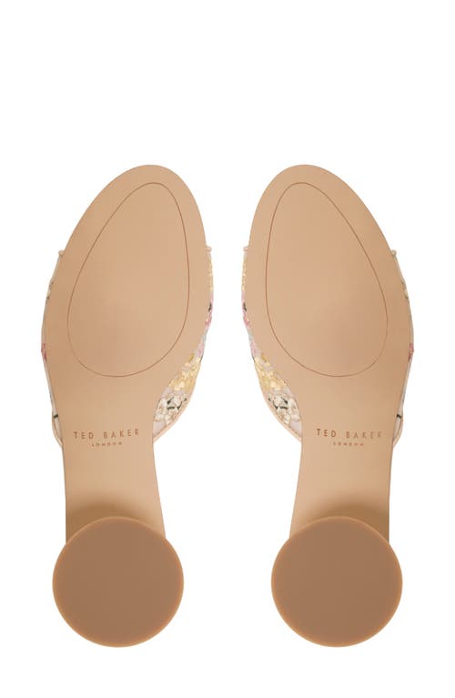 Ted Baker London Everly Slide Sandal In Floral
