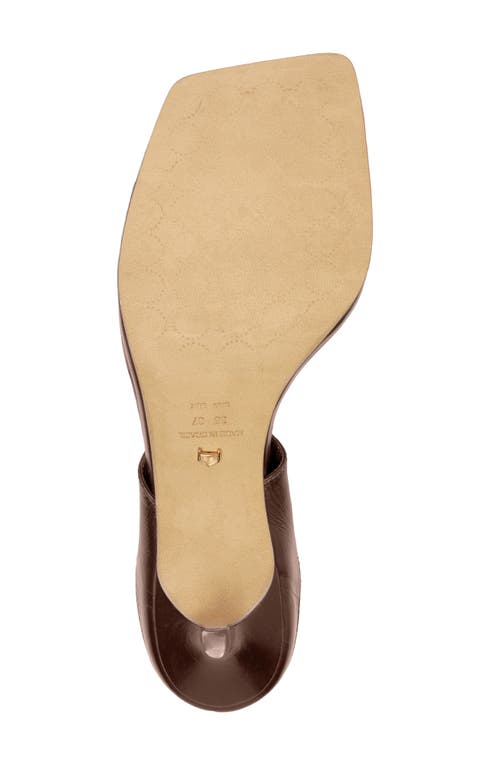 Arezzo Kendall Mid Slide Sandal In Brown