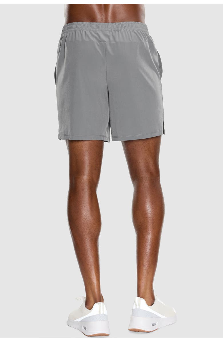 Peloton 7" Unlined Performance Short, Alternate, color, Fossil Gray