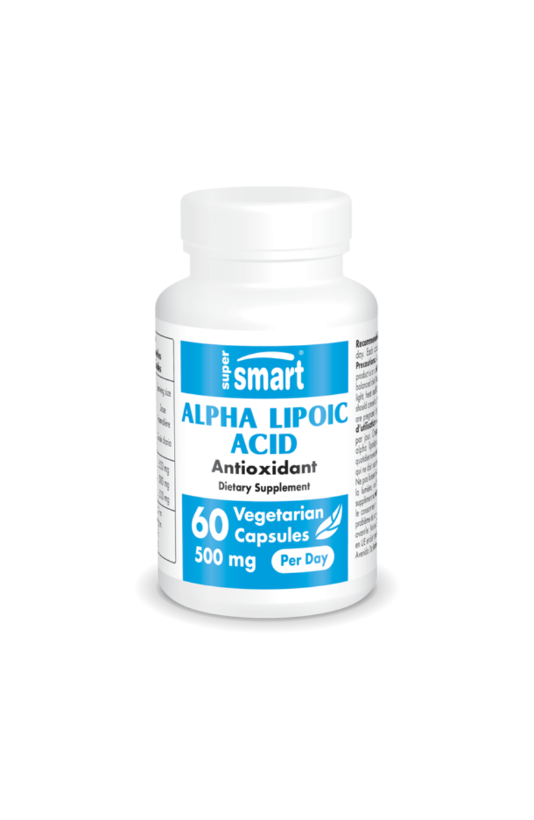 SuperSmart Alpha Lipoic Acid 500mg, Main, color, NO COLOR