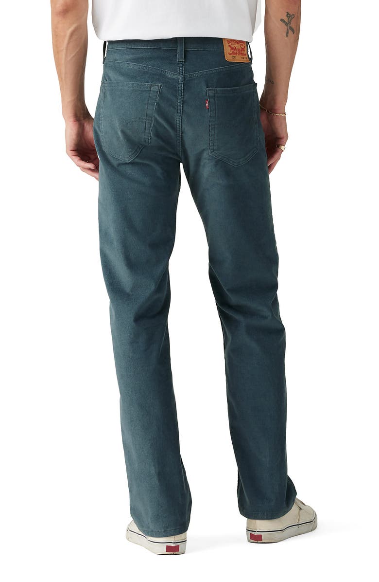 Levi's<sup>®</sup> 505<sup>™</sup> Regular Corduroy Straight Leg Jeans, Alternate, color, Dark Slate