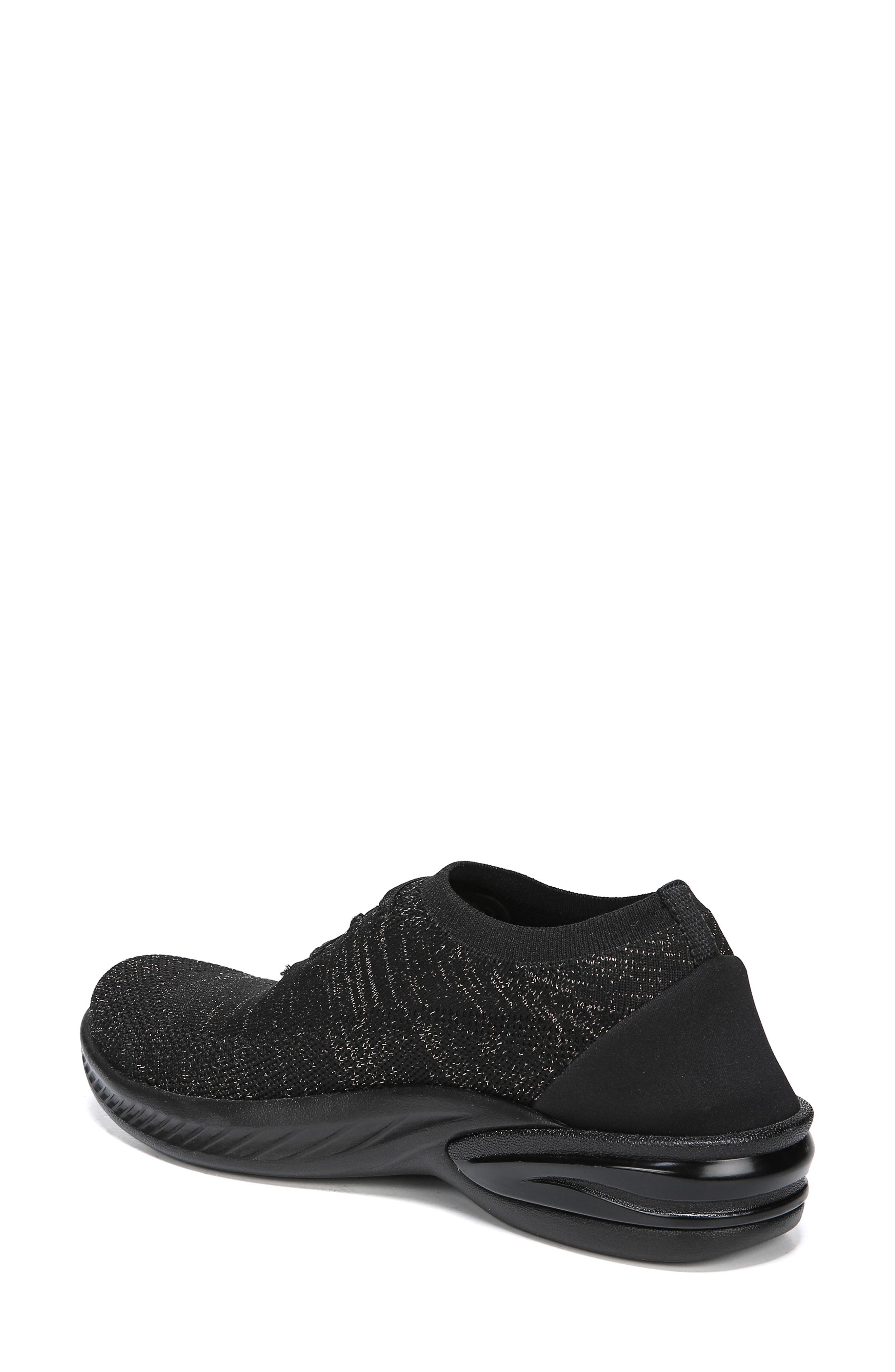 BZees Nuance Slip-On Sneaker 9Women), Alternate, color, Black/ Bronze Fabric