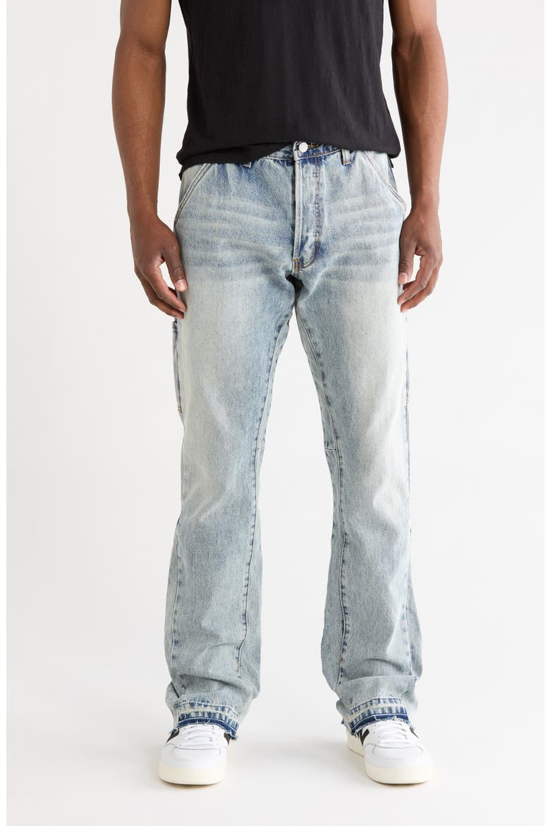 Carpenter Flare Jeans, Main, color, BLUE