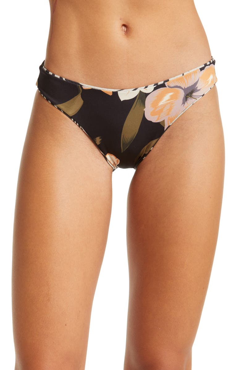 Maaji Salmonberry Sublimity Reversible Bikini Bottoms, Alternate, color, 