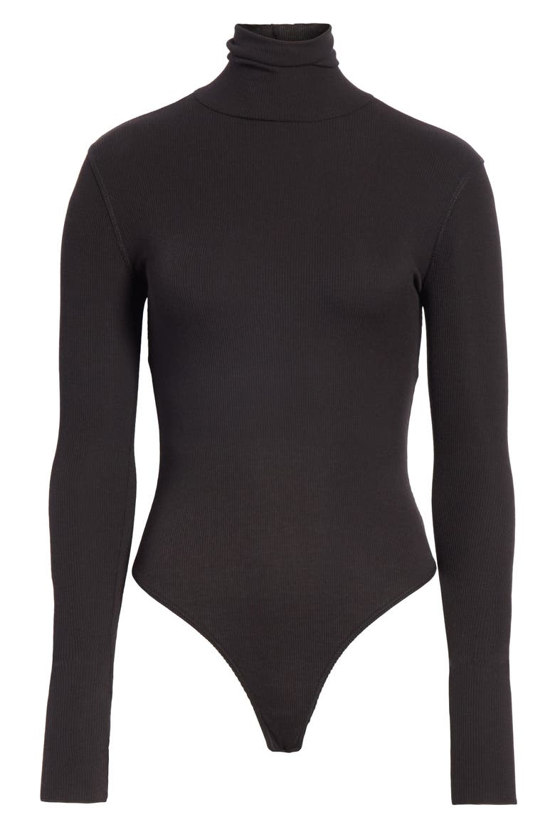 That Classic Girl Bodysuit, Alternate, color, BLACK