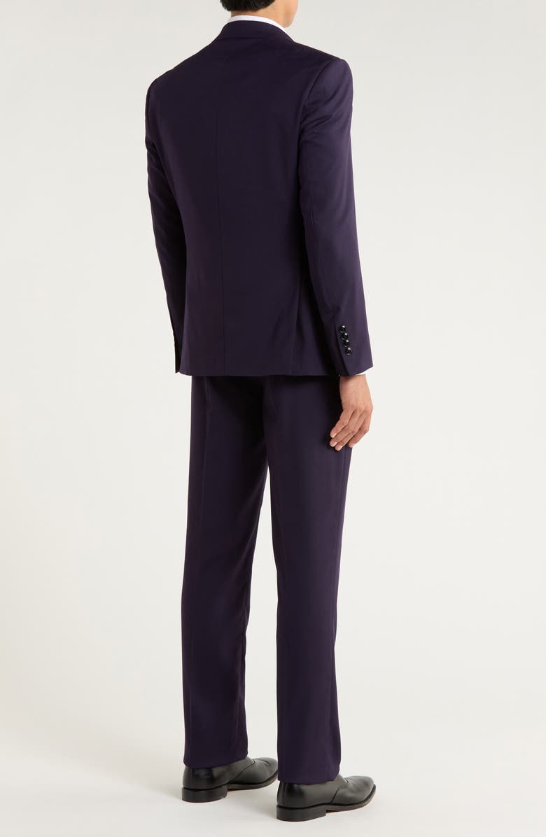 ZEGARIE Stretch 3-Piece Suit, Alternate, color, Eggplant