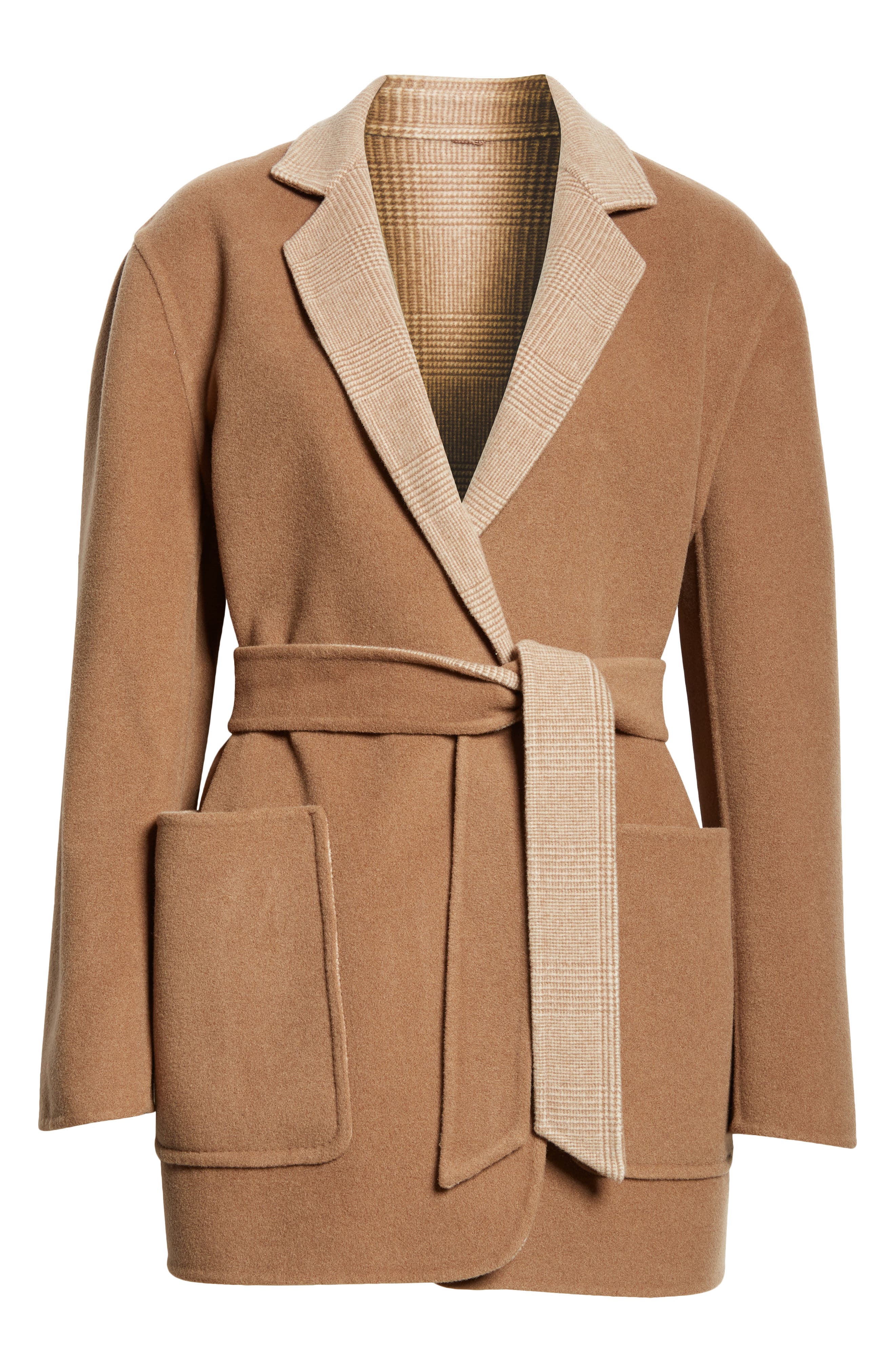 Mirko Belted Short Coat (Women) | Nordstrom