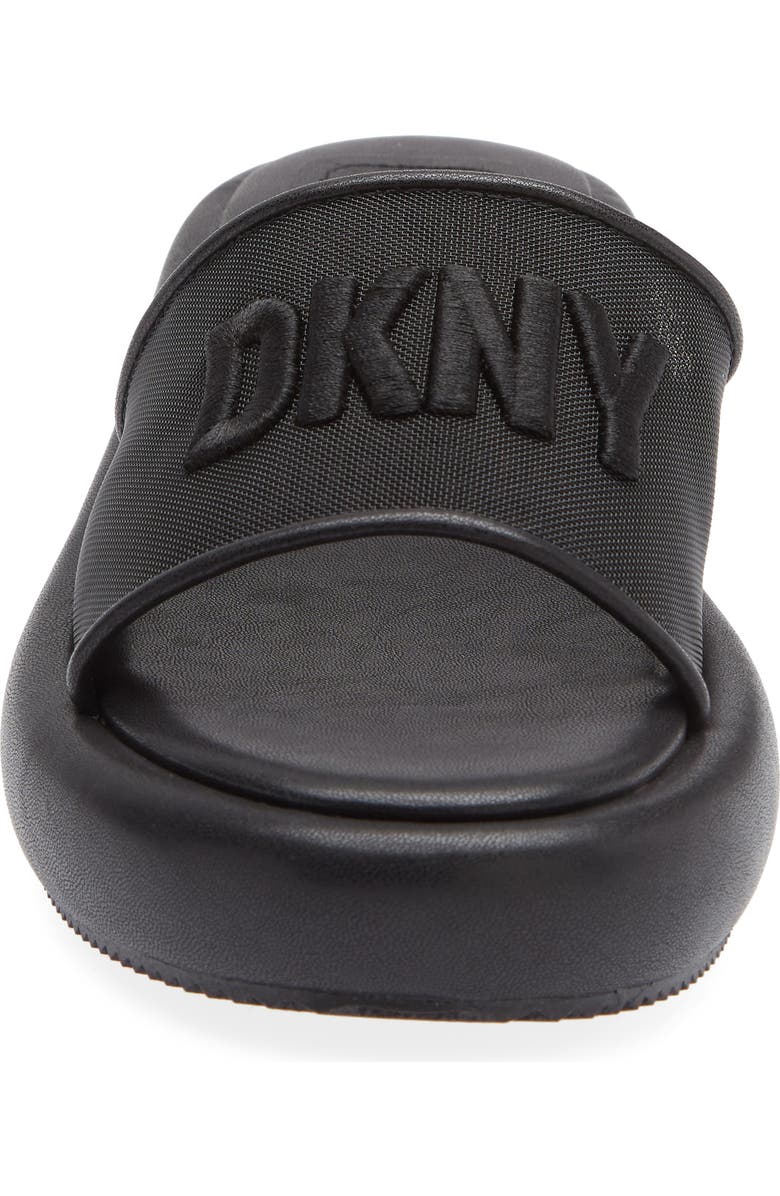 DKNY Odina Platform Slide Sandal, Alternate, color, Black