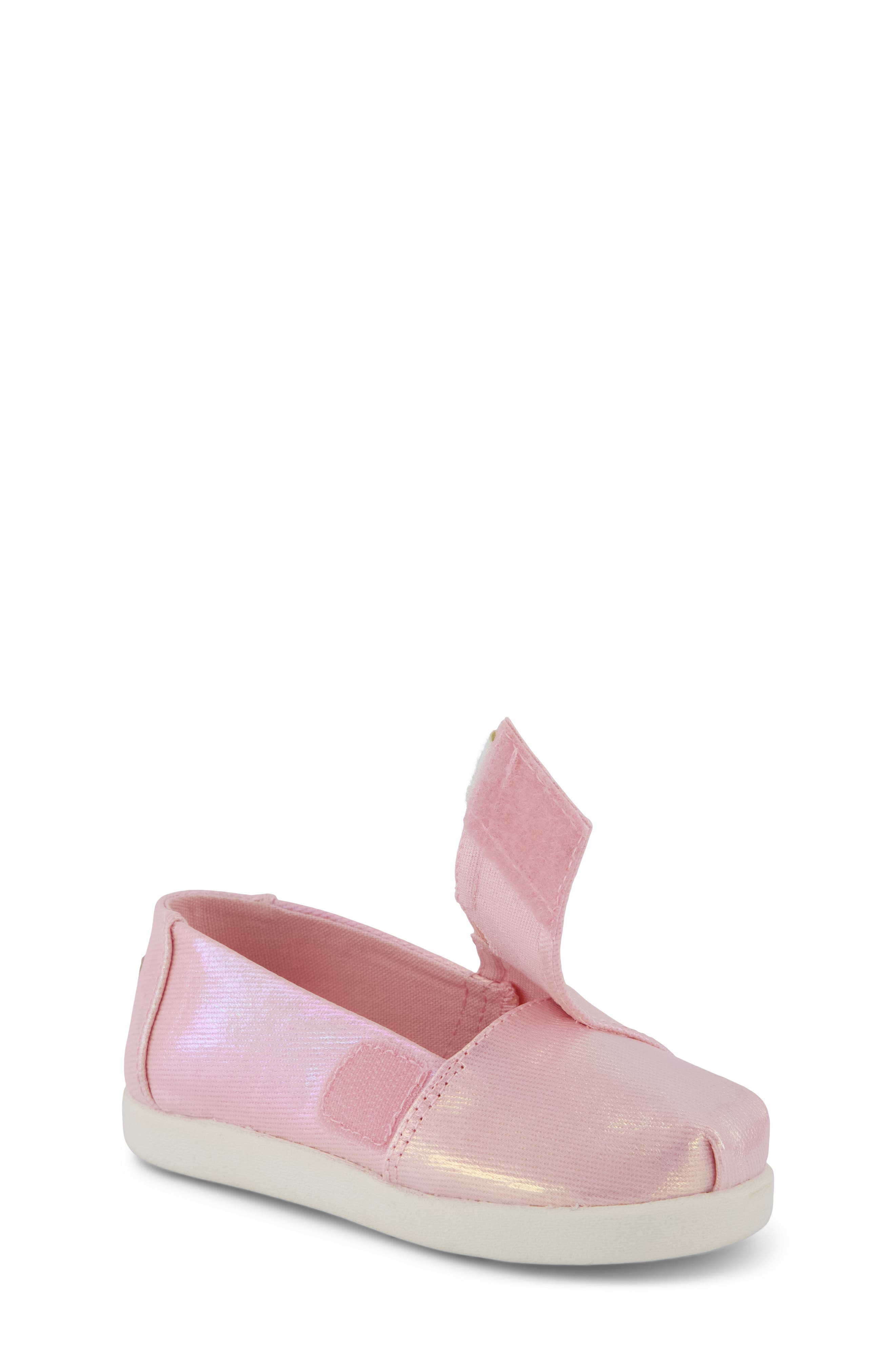 TOMS Kids' Alpargata Sneaker, Alternate, color, Pink