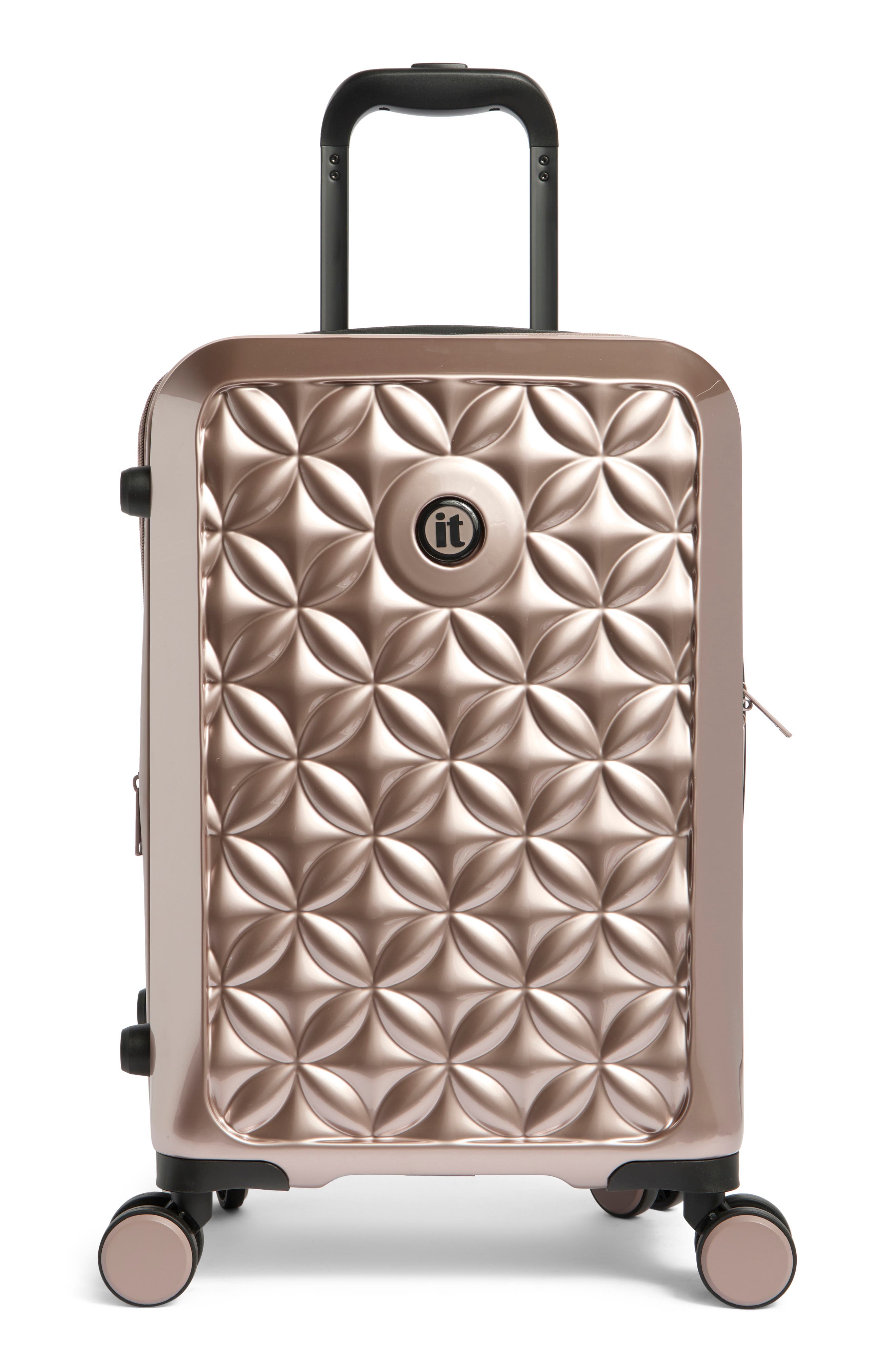 IT LUGGAGE Florita 21-Inch Hardside Carry-On Luggage, Main, color, Champagne Gold