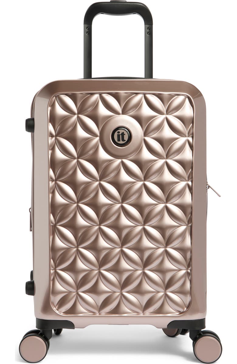 IT LUGGAGE Florita 21-Inch Hardside Carry-On Luggage, Main, color, Champagne Gold