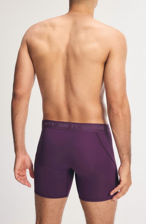 Savage X Fenty Shadow Fit Boxer Briefs In Purple