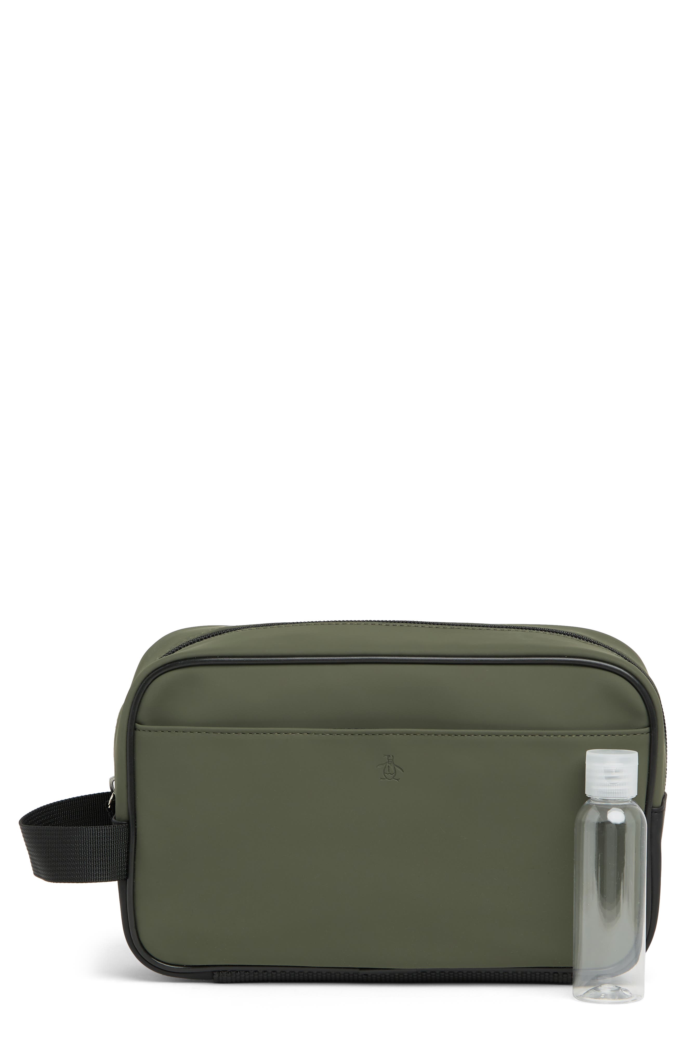 Original Penguin Rubber Zip Top Dopp Kit