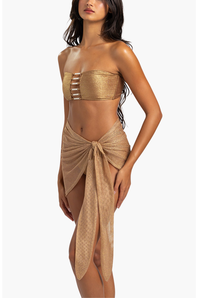 Dudley Short Pareo, Alternate, color, Nude