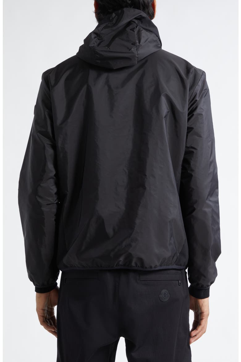 Galveston Water Repellent Hooded Jacket, Alternate, color, BLACK
