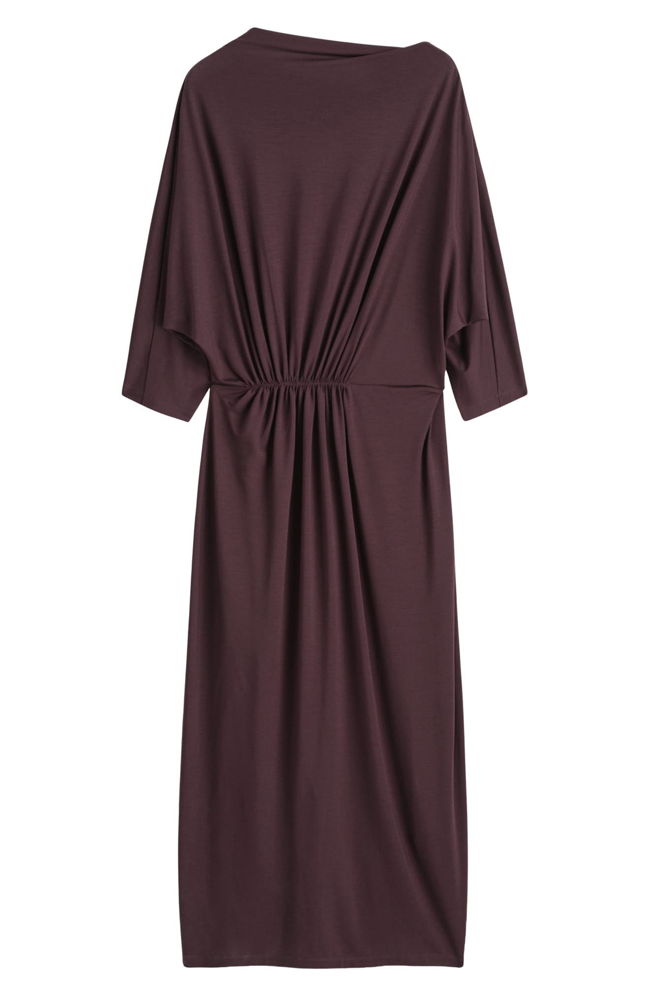 Ruched Waist Midi Dress